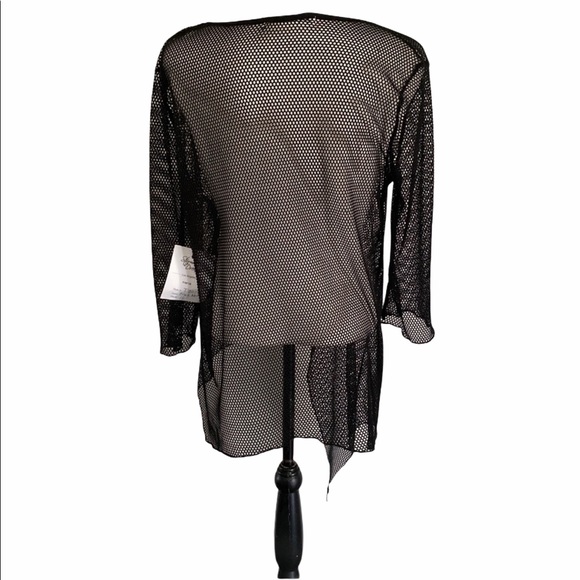 Mesh/netted Asymmetrical Coverup Size Medium - Picture 2 of 6
